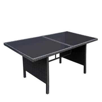 САДОВАЯ МЕБЕЛЬ ИЗ РОТАНГА, СТОЛ, ДИВАН, 2 СТУЛА, 2 ПУФА