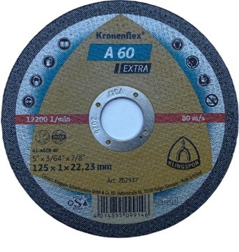 25x Klingspor tarcze do cięcia metali 125x1