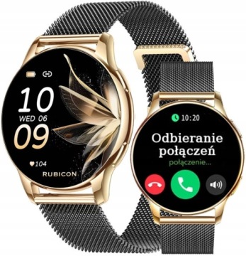 Dámské Chytré Hodinky hodinky s funkcí rozhovorů Polské Menu, Puls