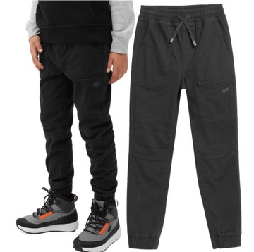 SPODNIE DZIECIĘCE CASUAL 4F TTROM412 JOGGERY 158