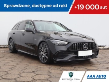 Mercedes Klasa C W206 Kombi AMG 2.0 43AMG 408KM 2023 Mercedes C C 43 AMG 4MATIC, Serwis ASO, 4X4