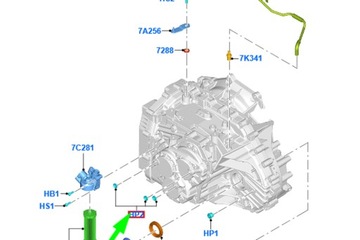 FORD EDGE MK2 ZÁSTRČKA EXPANZNÍ PŘEVODOVKY ŘAZENÍ W528005-S446 NOVÁ ORIGINÁL