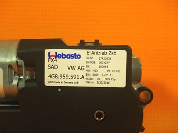 AUDI A6 4G C7 FL 32KM MOTOR STŘEŠNÍHO OKNA 4G8959591A