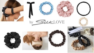 Эластика шелковых волос набор 2 ПК.