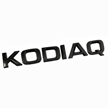 NAPIS NAKLEJKA SKODA NA KLAPĘ CZARNY KODIAQ