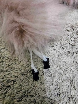 Futerko futro na budkę wózka SZARE RÓŻOWE BRĄZOWE