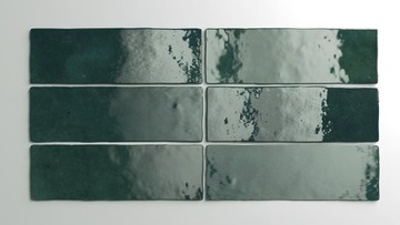 PŁYTKI ŚCIENNE ZIELONE 6,5X20 ARTISAN MOSS GREEN