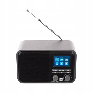Radio Cyfrowe Akumulator AUX USB Bluetooth DAB+ FM