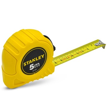 МЕРА ПРОКАТА МЕТАЛЛА STANLEY 5М 19ММ ЖЕЛТАЯ ДЛЯ РАБОТЫ