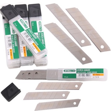 ЛЕЗВИЯ ДЛЯ ЛОМАНИЯ ЛЕЗВИЙ 100шт 18мм на замену ножа для обивки