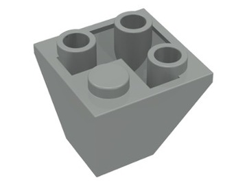 LEGO Klocek - slope invert 45 2x2 (3676) j.szary