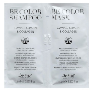 Be Color zestaw szampon 15ml + maska 15ml
