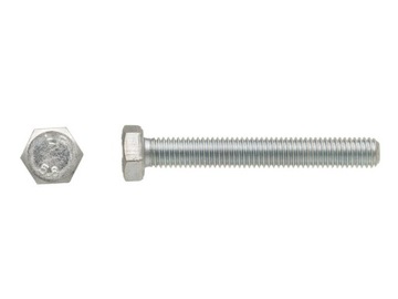 Śruba 16x80 DIN933 kl.5.8 ocynk pełny gwint 1kg