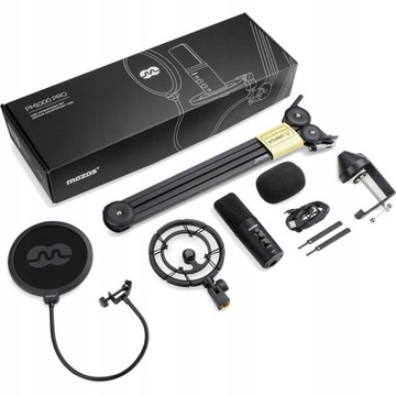 MOZOS PM1000 PRO mikrofon USB PREMIUM ZESTAW MAX