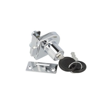Zamek meblowy DO SZKŁA x918 CHROM