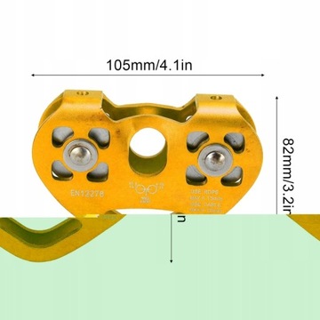 ЗИПЛАЙН БЛОК 30KN ЖЕЛТЫЙ