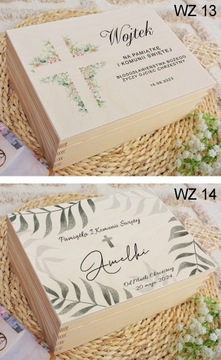 КОРОБКА ПАМЯТИ ПОДАРОК ​​ПРИЧАСТИЕ ПЕРСОНАЛЬНОЕ ИМЯ