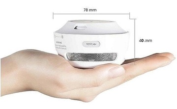 Детектор дыма с батарейным питанием, 9 В постоянного тока, сертифицирован TUV