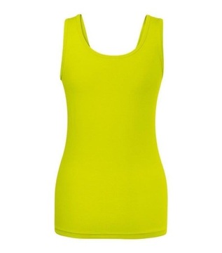 DAMSKA koszulka NA RAMIĄCZKACH TRIUMPH limetka XL