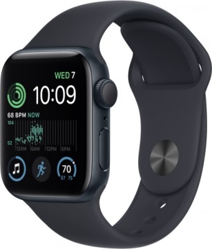 Apple Watch SE, 44 мм, GPS, полночный черный
