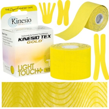 Tape Taśma do Tapingu Estetycznego Lifting Twarzy Biustu Light Touch Żółta