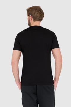 DSQUARED2 Czarny t-shirt męski z dużym logo ICON L