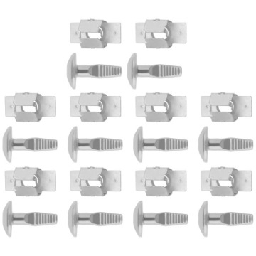 10X METALOWY KLIPS MONTAŻOWY OSŁONY SILNIKA PODWOZIA ATRAPY PEUGEOT CITROEN