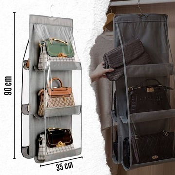 ОРГАНАЙЗЕР ДЛЯ ПОДВЕШИВАНИЯ СУМОК В ШКАФ-вешалка