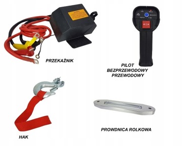 ЛЕБЕДКА ДЛЯ ЭВАКУАТОРА 12000LBS СИНТЕТИЧЕСКАЯ