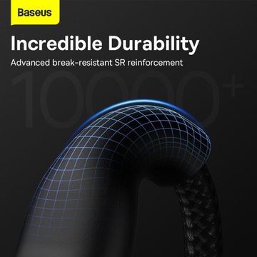 Кабель Baseus 3 в 1 — USB — Type C, Lightning, Micro USB — 66 Вт, 6 А, 1,2 метра