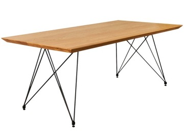 Stół Drewniany Loftowy Lity Dąb 100x200 FIBARO
