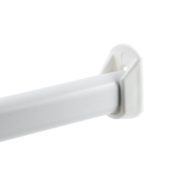 ШЕЙКА ДЛЯ ОДЕЖДЫ МЕТАЛЛИЧЕСКАЯ ТРУБА 96 БЕЛАЯ + РУЧКИ