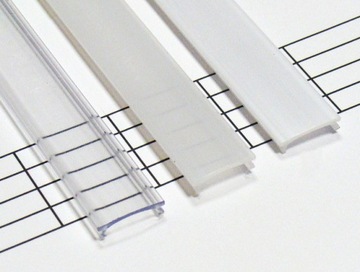 Рассеиватель для ПВХ-профилей LED BASIC, 3 цвета, 1 метр