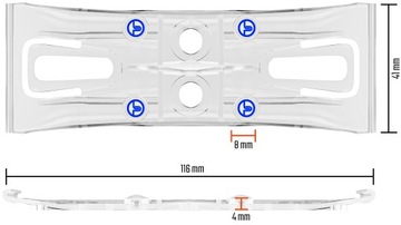 БЕЗРАМОЧНОЕ КРЕПЛЕНИЕ НОМЕРНЫХ ЗНАКОВ. НАБОР РАМНЫХ РУЧОК