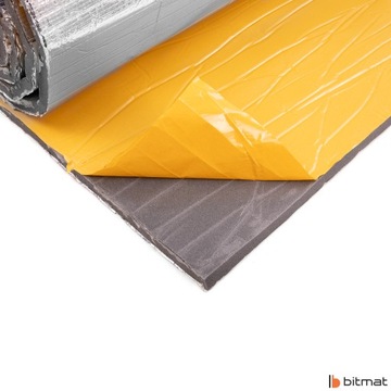FOAM MAT АЛЮМИНИЕВАЯ ЗВУКОВАЯ ФОЛЬГА 2 СМ Звукоизоляция двигателя 20 мм