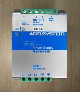 Zasilacz impulsowy 24V 524W 22A FLEX50024B