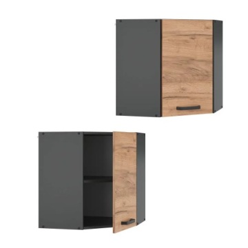 УГЛОВОЙ ШКАФ R-LINE 57 ДУБ/АНТРАЦИТ VICCO