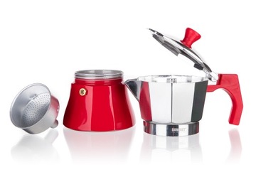 Кофеварка Campi Red на 3 чашки.