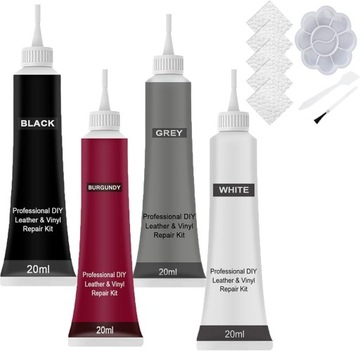 Набор гелей для ремонта кожи Leatherfix Advanced, набор для ремонта винила