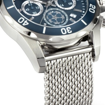 Zegarek Męski Jacques Lemans CL-103B srebrny bransoleta