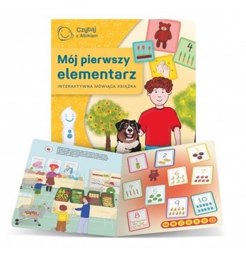 MÓJ PIERWSZY ELEMENTARZ CZYTAJ Z ALBIKIEM KSIĄŻKA