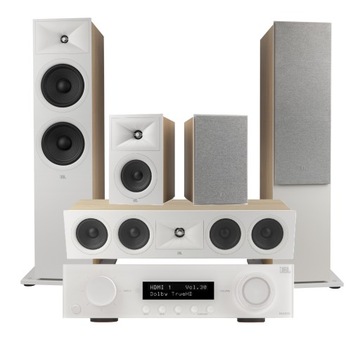 ZESTAW JBL MA510 + 280F + 245C + 250B w kolorze LATTE