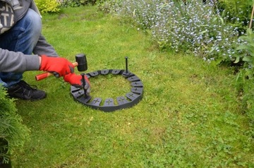 Бордюр садовый UNIBORD Cellfast 30-260 1х0,45м черный