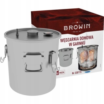 ДОМАШНЯЯ КОПТНИЦА для ГАЗОВОЙ ПЕЧИ ДЛЯ ВЕТЧИНЫ, ПРИГОТОВЛЕНИЯ РЫБЫ + ТЕРМОМЕТР БИОВИН
