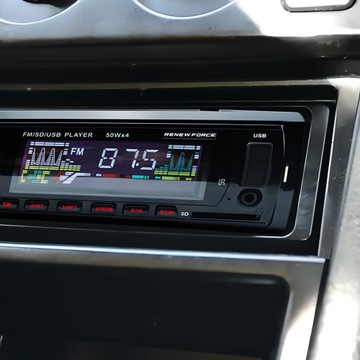 Автомобильный радиоприемник Bluetooth 1-DIN USB AUX MP3-плеер с пультом дистанционного управления