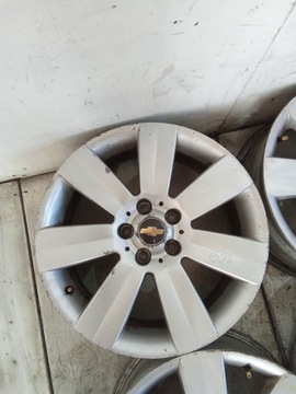 4× DISK HLINÍK CHEVROLET OE 7.0" X 18" 5X115 ET 45