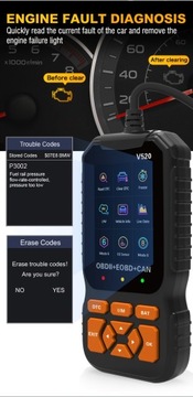 Автомобильный сканер OBD2 в режиме реального времени, профессиональный механик