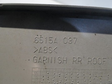 MITSUBISHI OUTLANDER 2 II FACELIFT FL LIŠTA CLONA (KRYT) STŘECHA