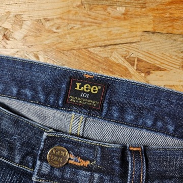 Spodnie Jeansowe LEE 101 S SELVEDGE Męskie Dżins Denim Nowy Model 33x32