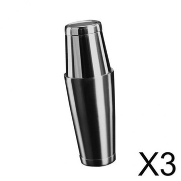 3x Boston Shaker Boston Tin 800ml & 500ml Zestaw